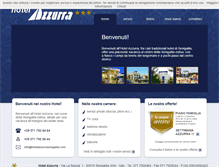 Tablet Screenshot of hotelazzurrasenigallia.com